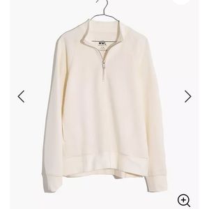 Madewell MWL quarter zip sweatshirt